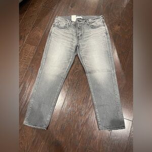 Moussy Vintage Brookdale Tapered Leg Gray Jeans Women Size 29 NEW